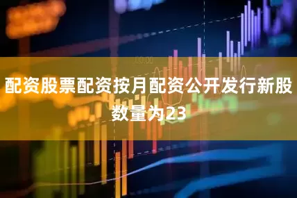 配资股票配资按月配资公开发行新股数量为23